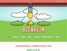 Tablet Screenshot of blenheimfest.com.au
